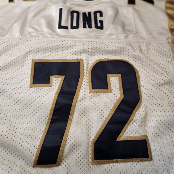 🏈Reebok🏈Vtg. Style St. Louis Rams Chris Long Jersey #72 NFL-L - Picture 2 of 4